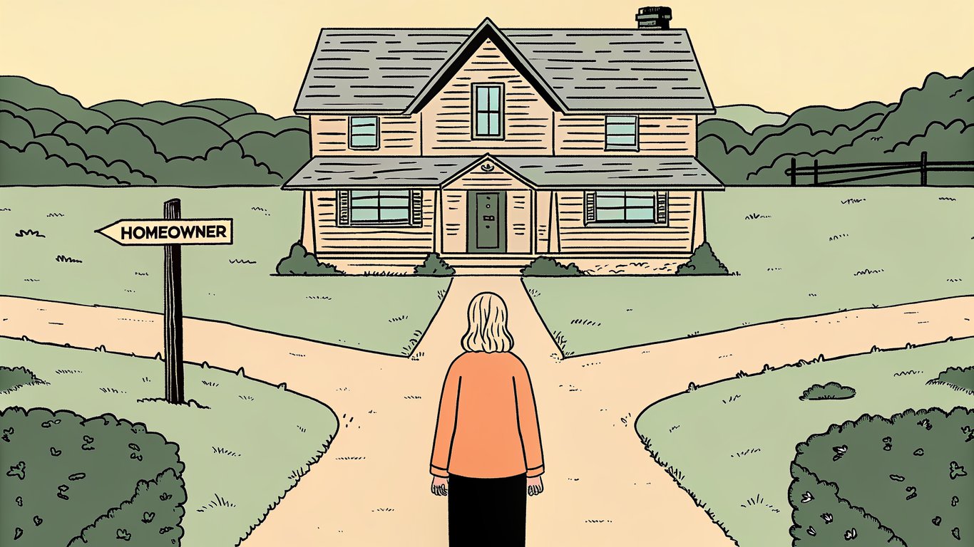 A homeowner choosing between a safe, well-built path and a risky, unstable path.